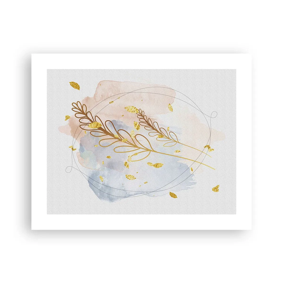 Poszter - Aranyszínű fuvallat - 50x40 cm