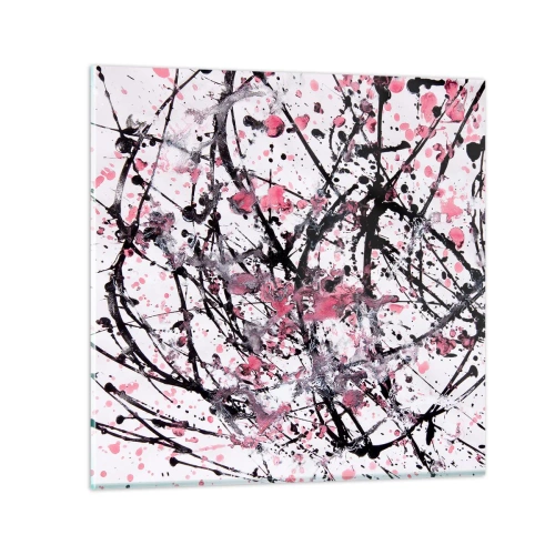 Üveg kép - Az élet múló természete - 40x40 cm