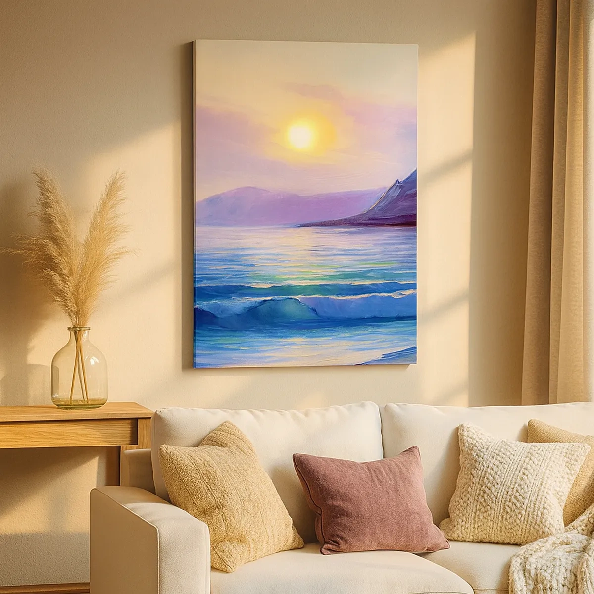 Vászonkép - Víz és levegő kristály - 50x70 cm