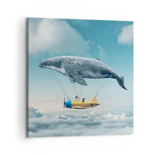 Vászonkép - Miért is ne? - 60x60 cm