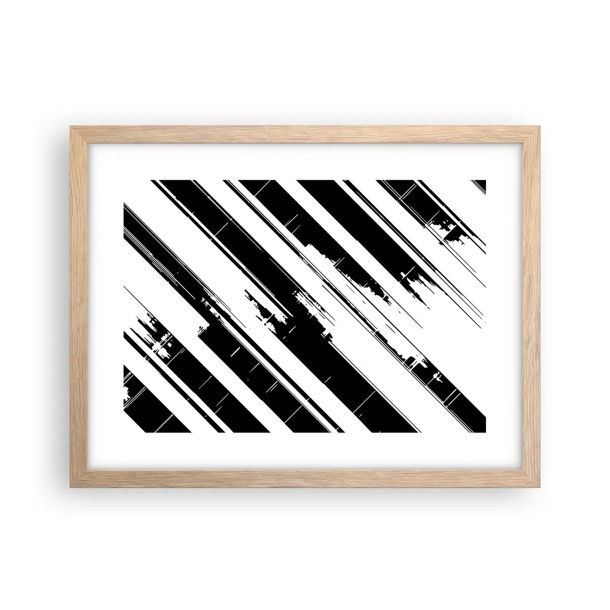 Poszter világos tölgy keretben - Intenzív és dinamikus kompozíció - 40x30 cm