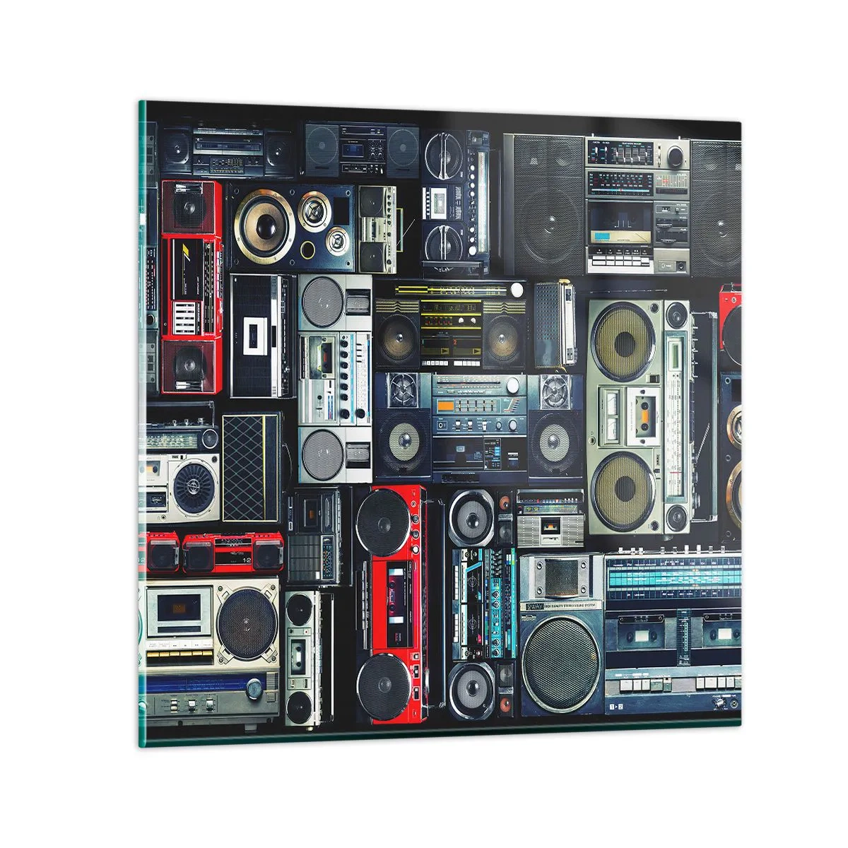 Üveg kép - A 80-as évek nosztalgiája - 60x60 cm