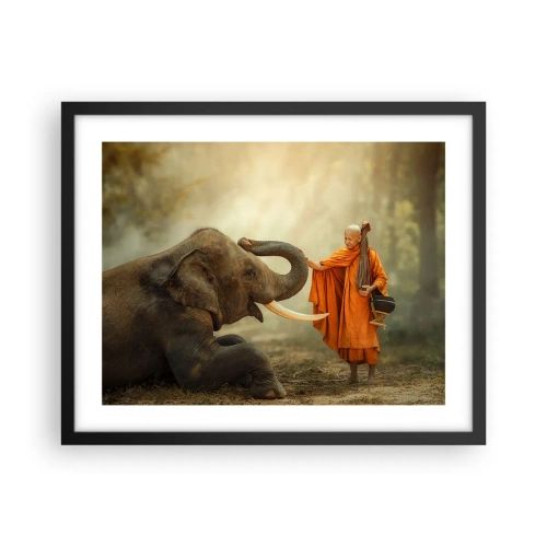 Poszter fehér keretben - Találkozás az utazáskor - 50x40 cm