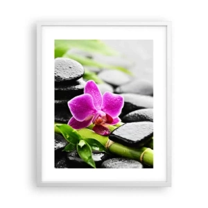 Poszter fekete keretben - Nyugodt egyensúlyban - 40x50 cm