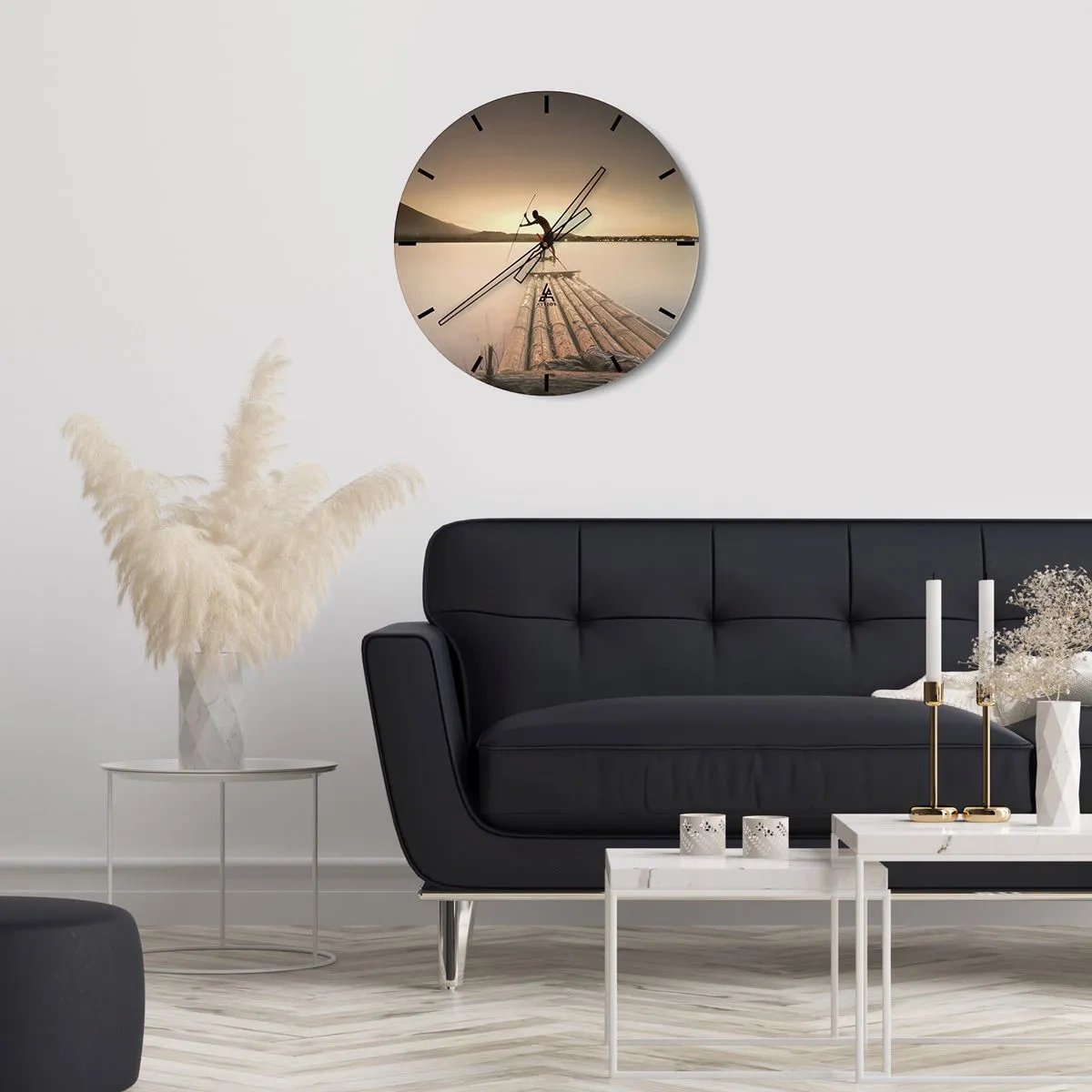 Falióra, Óra - Pihenés előtt - 40x40 cm