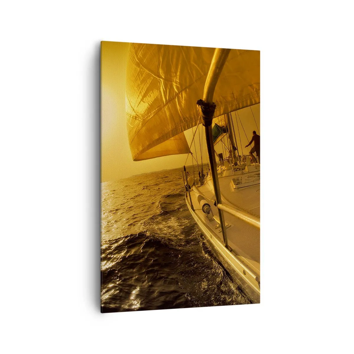 Vászonkép - Arany este egy színes nap után - 80x120 cm