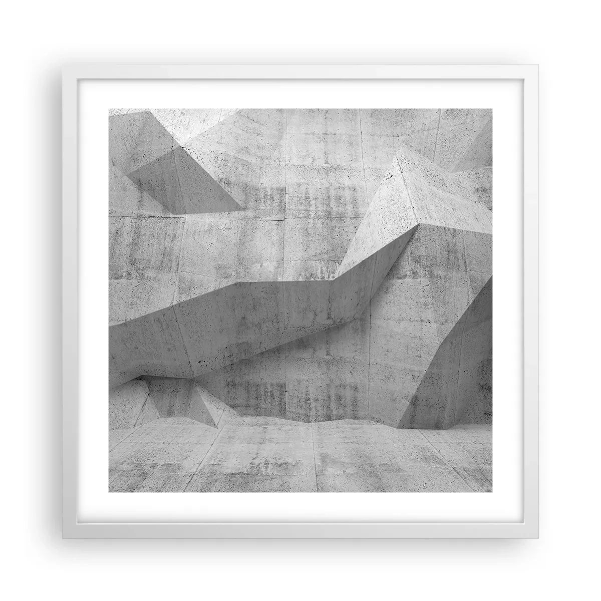 Poszter fekete keretben - Igazi kihívás - 50x50 cm