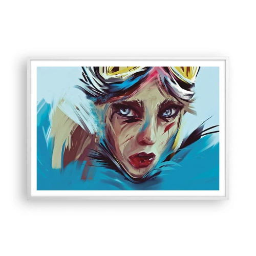 Poszter fekete keretben - Utcai harcos - 100x70 cm