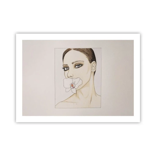Poszter - Az elegancia és a szépség szimbóluma - 70x50 cm
