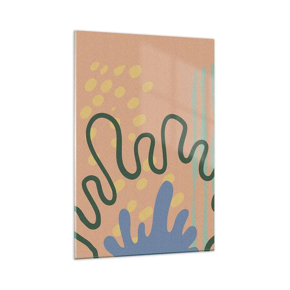 Üveg kép - Absztrakció: a természet sokszínűsége - 80x120 cm