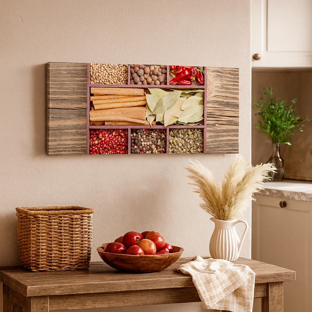 Vászonkép - Formarend, aromacsokor - 30x30 cm