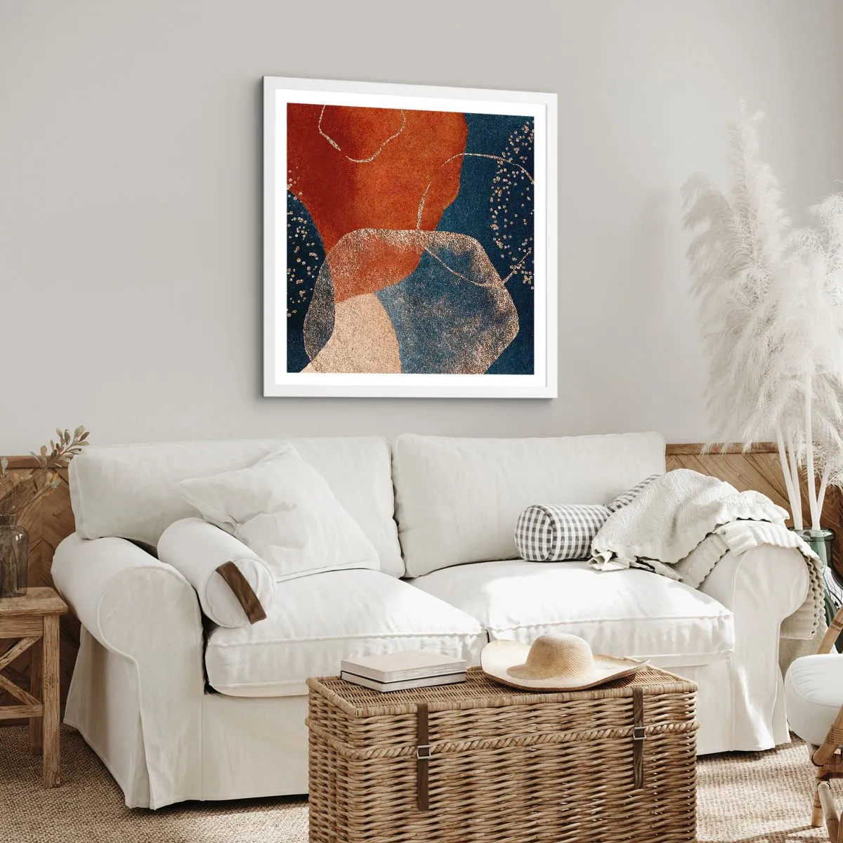 Poszter fekete keretben - A lét könnyedsége - 60x60 cm