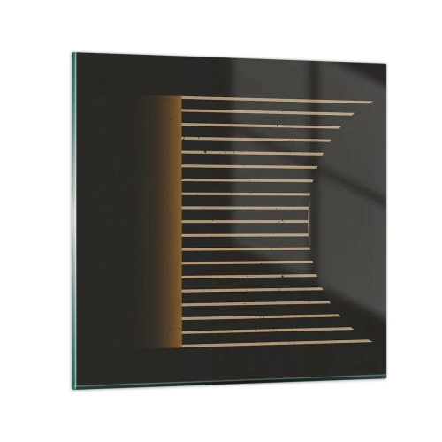 Üveg kép - Fedezze fel a sötétséget - 30x30 cm