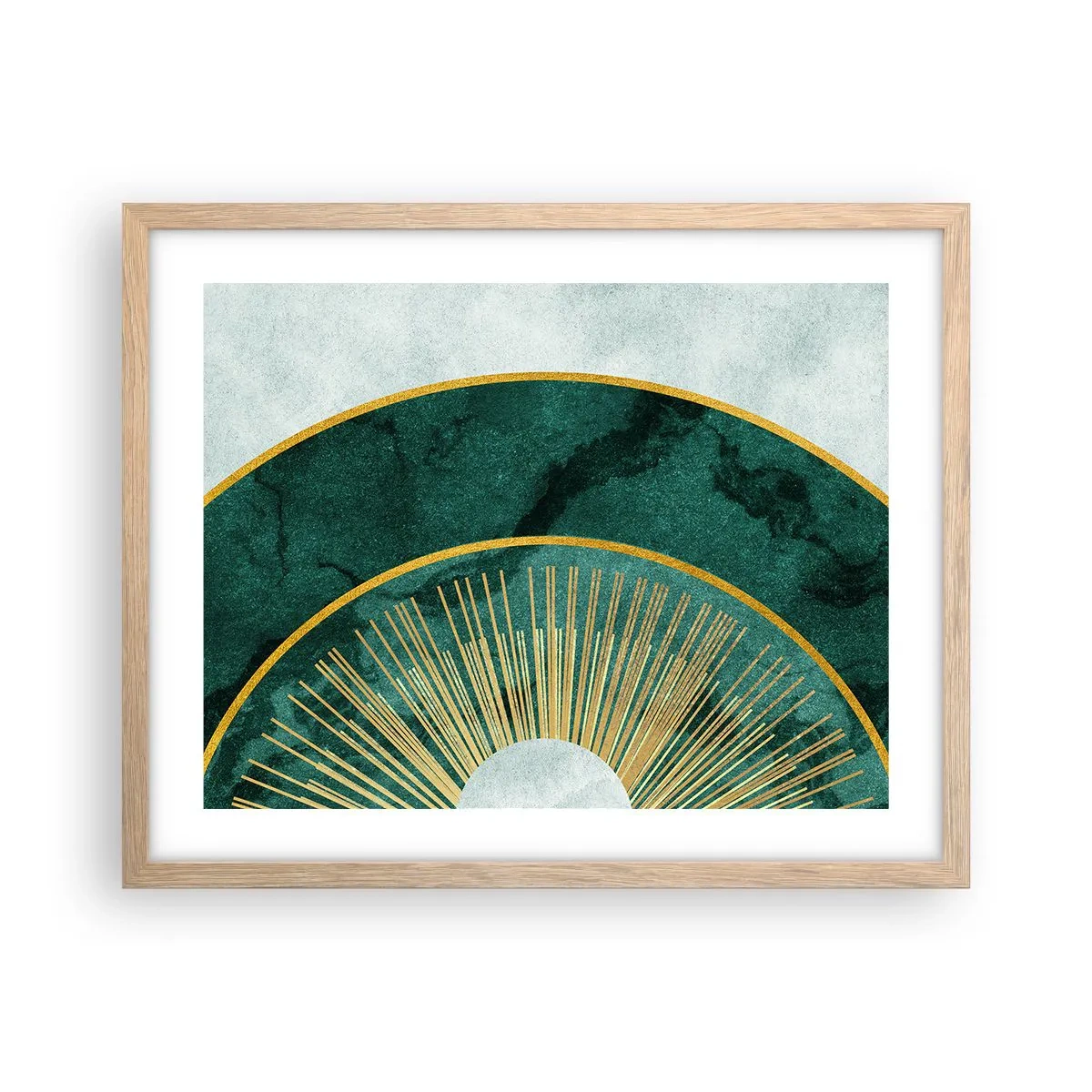 Poszter világos tölgy keretben - Egy másik naprendszer - 50x40 cm