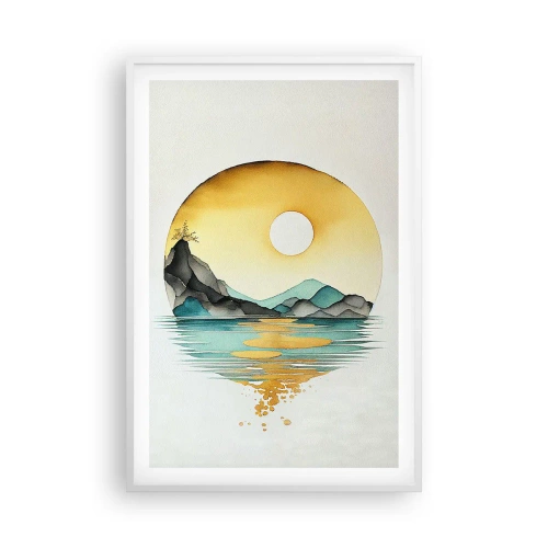 Poszter fekete keretben - A szépség körforgásában - 61x91 cm