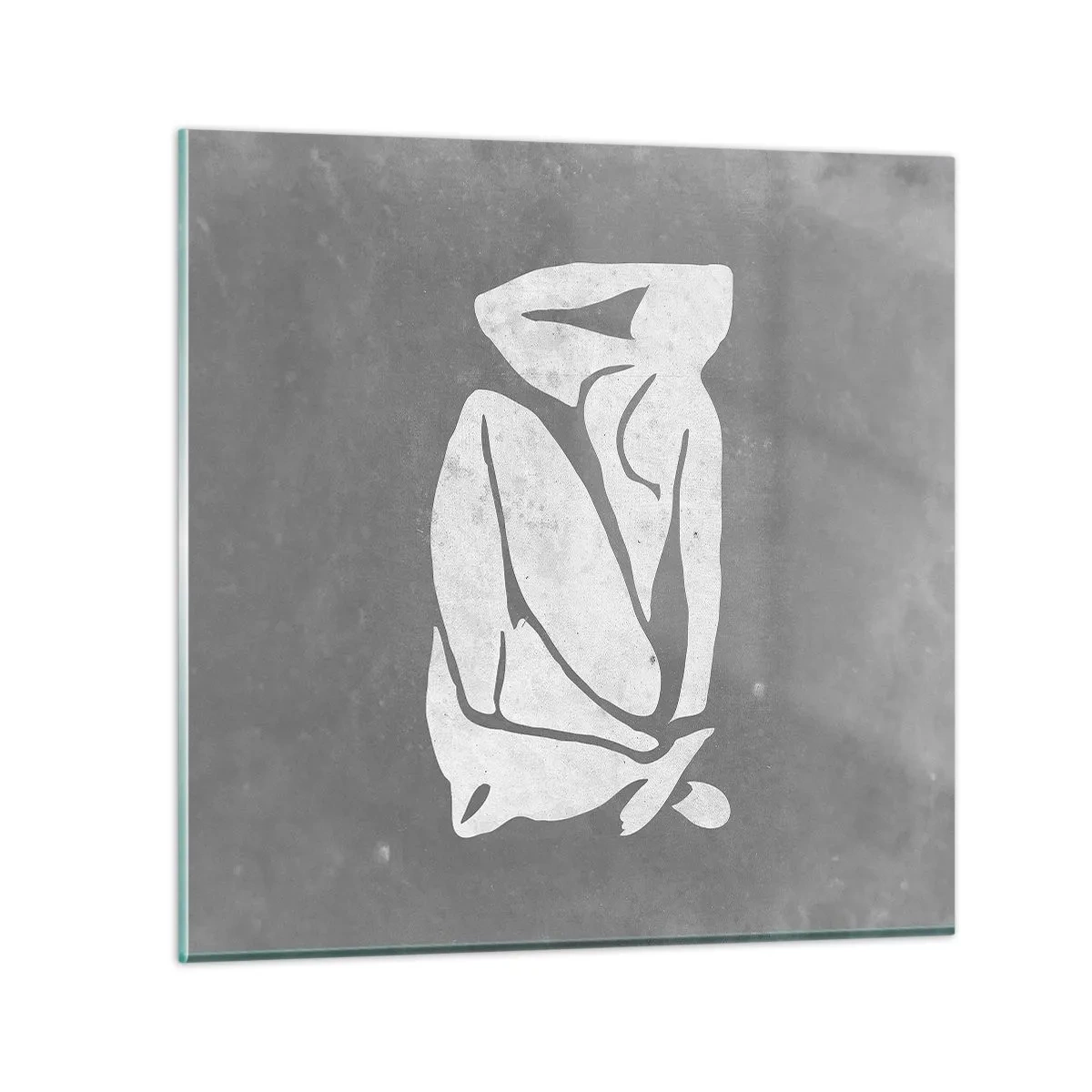 Üveg kép - Álmélkodásban - 70x70 cm