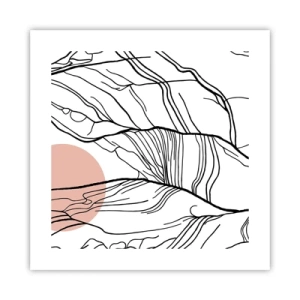 Poszter - Gallyak hálójában - 40x40 cm