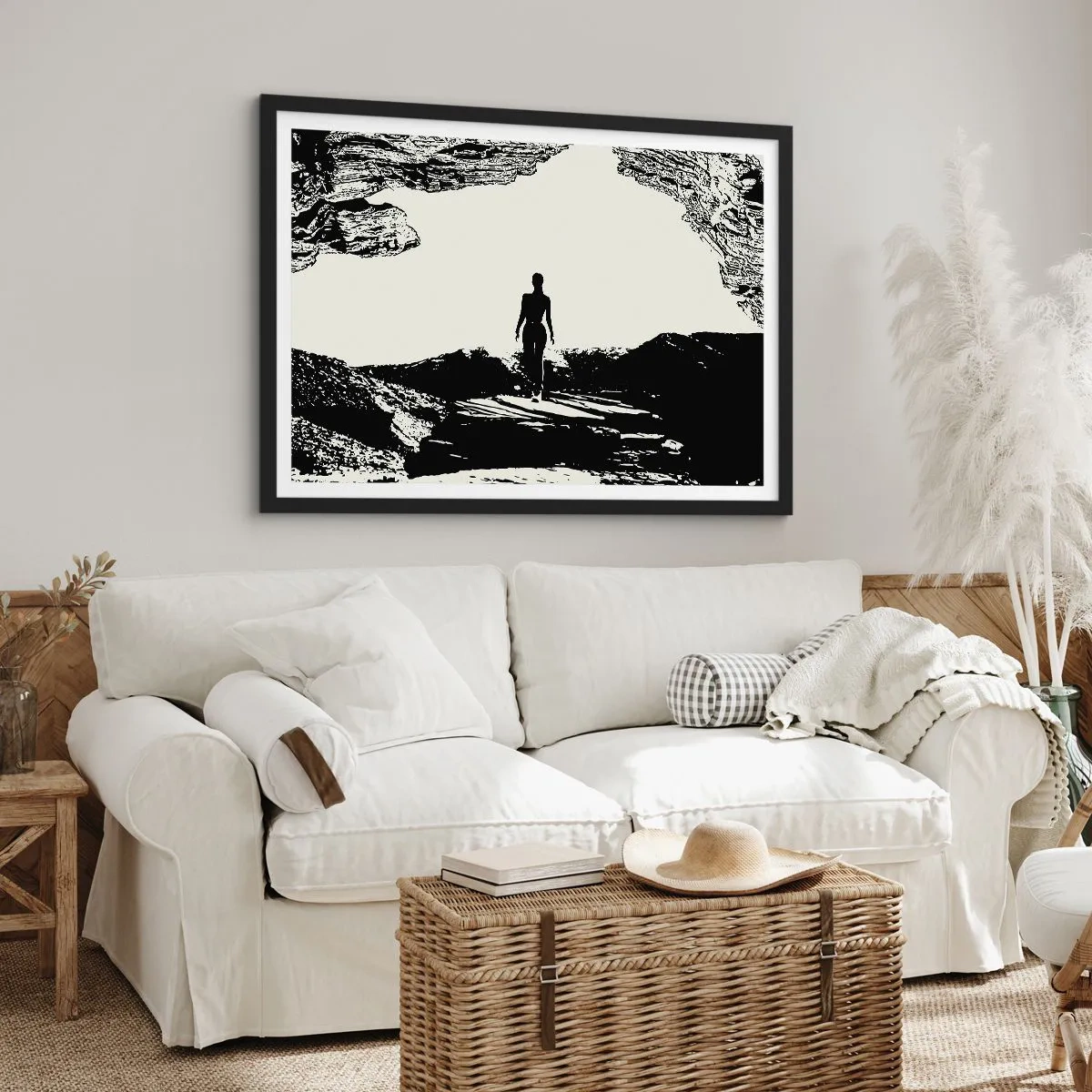 Poszter fehér keretben - Egy új pillantás - 50x40 cm