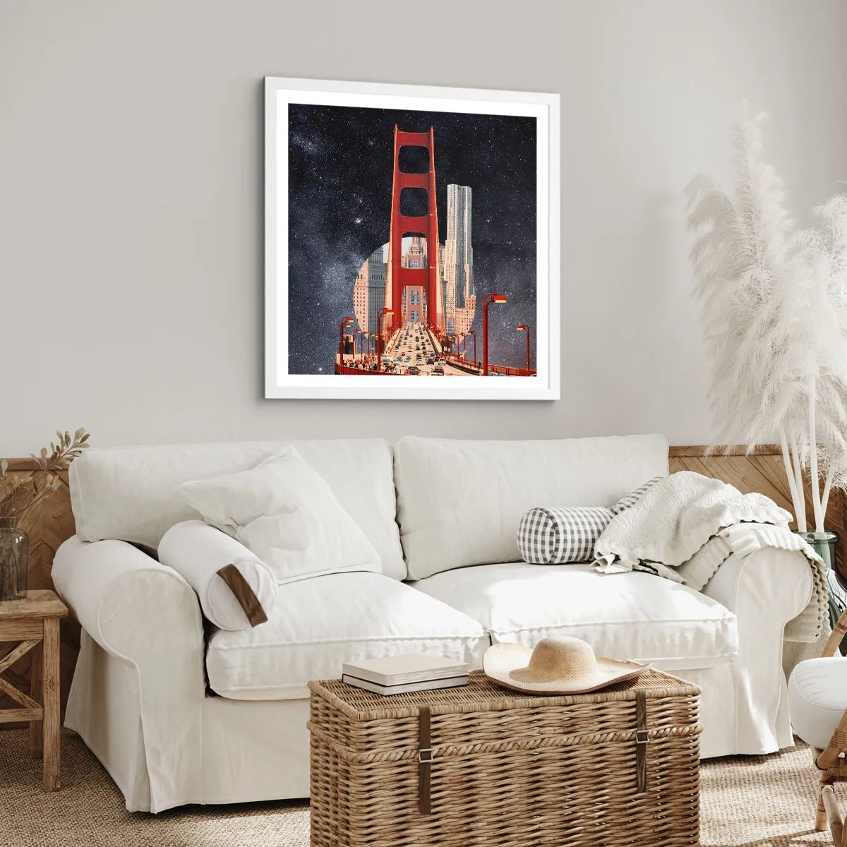 Poszter fekete keretben - Mindig a középpontban - 50x50 cm