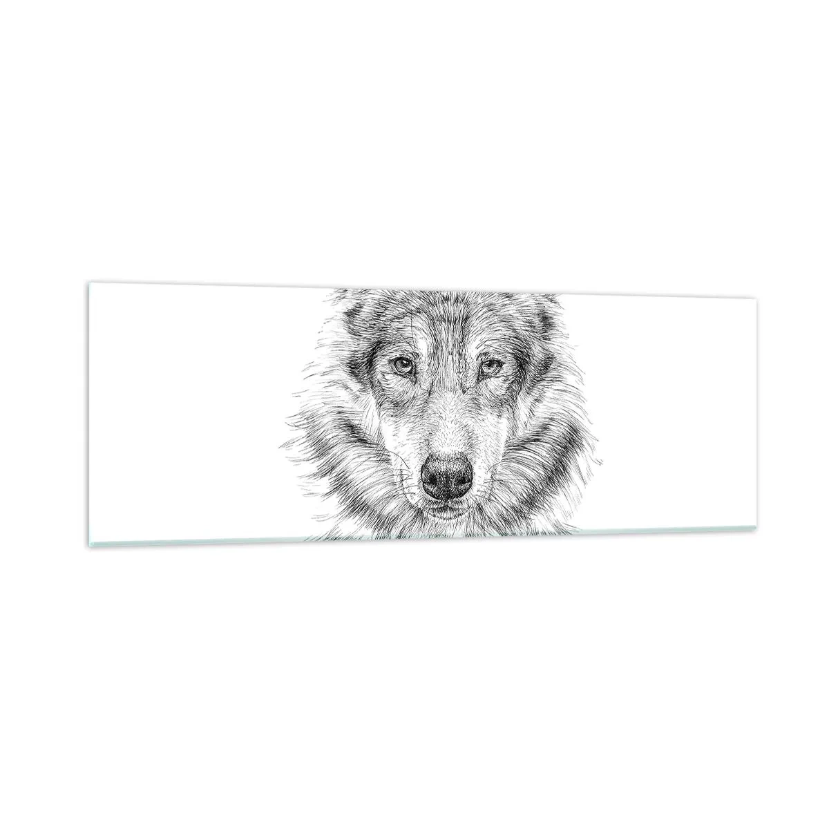 Üveg kép - Született vezető - 90x30 cm