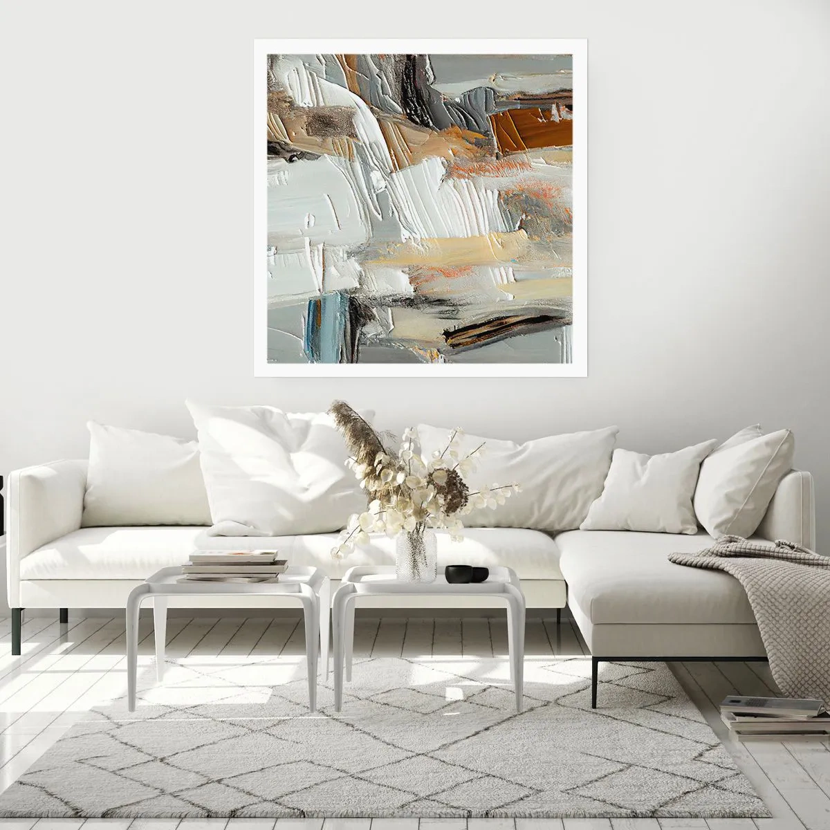 Poszter - Színes rétegződés - 50x50 cm