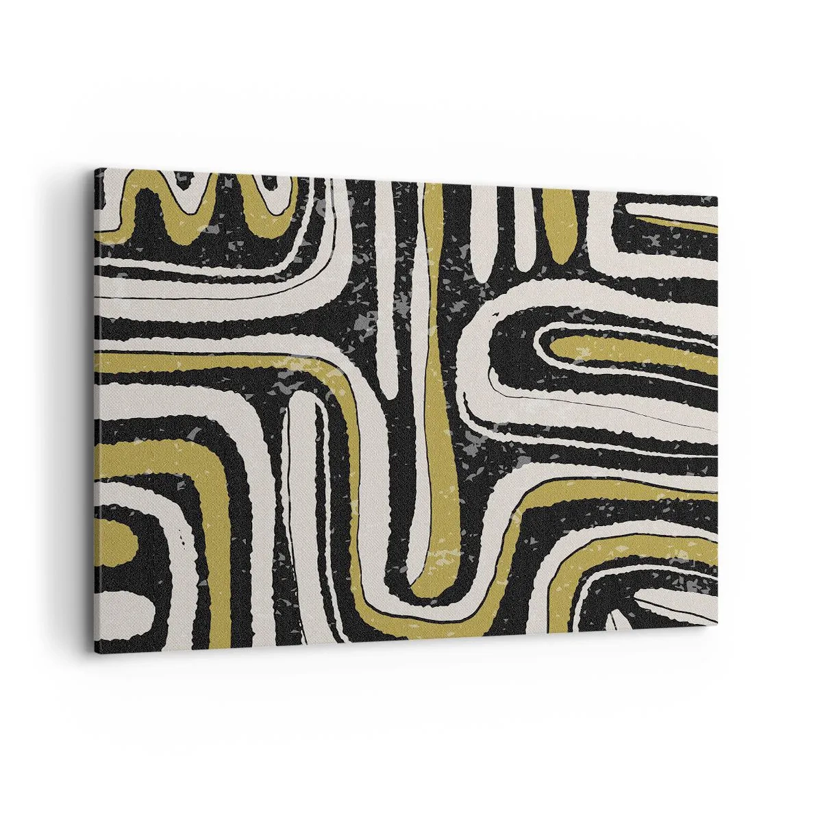 Vászonkép - Kompozíció: traktusok és sikátorok - 120x80 cm