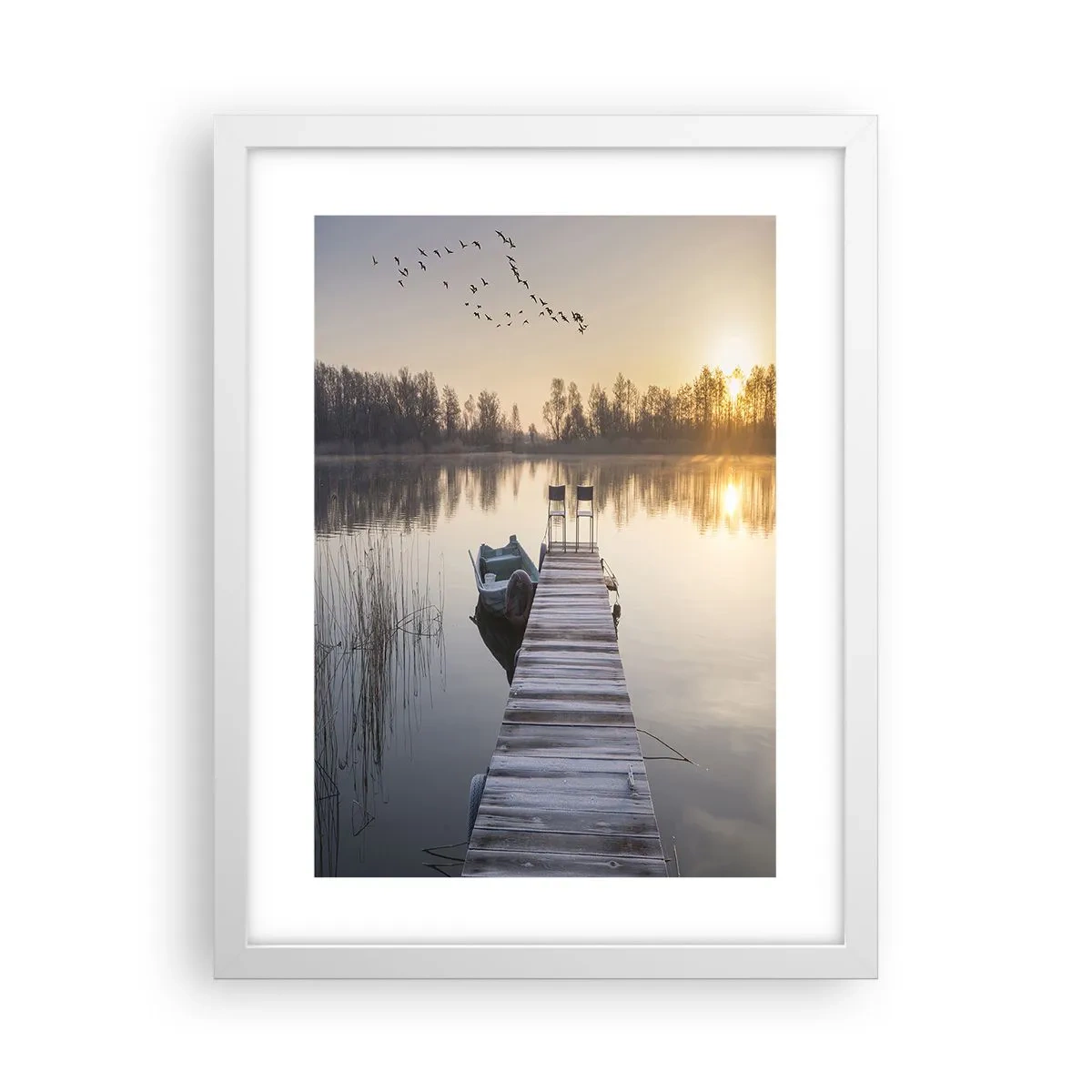 Poszter fekete keretben - Egy kis idő múlva visszajövök - 30x40 cm