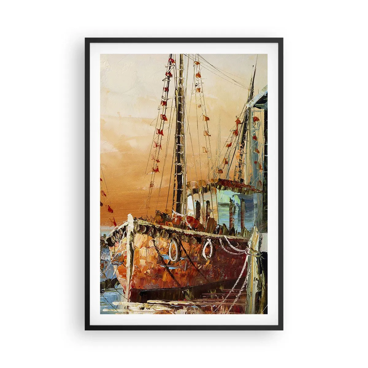 Poszter fehér keretben - Nyugodt visszatérés - 61x91 cm