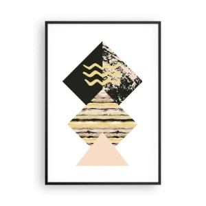 Poszter fehér keretben - Nem olyan egyszerű - 70x100 cm