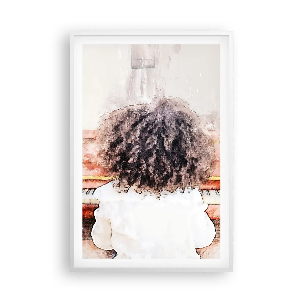 Poszter fekete keretben - Az új világban - 61x91 cm