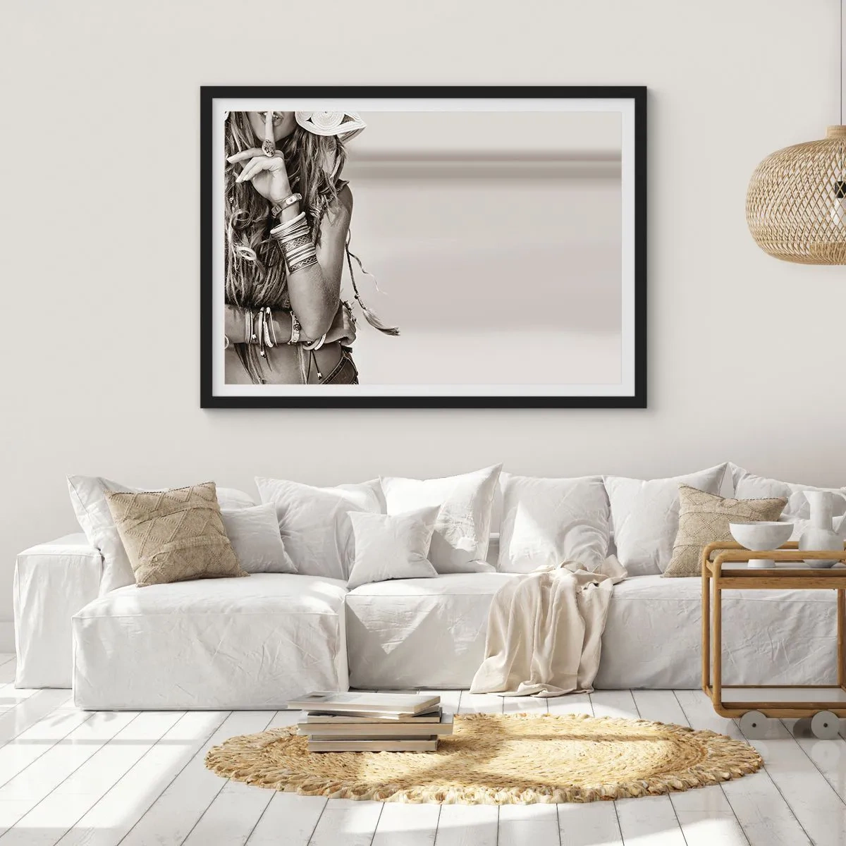 Poszter fehér keretben - Mint egy leány - 70x50 cm