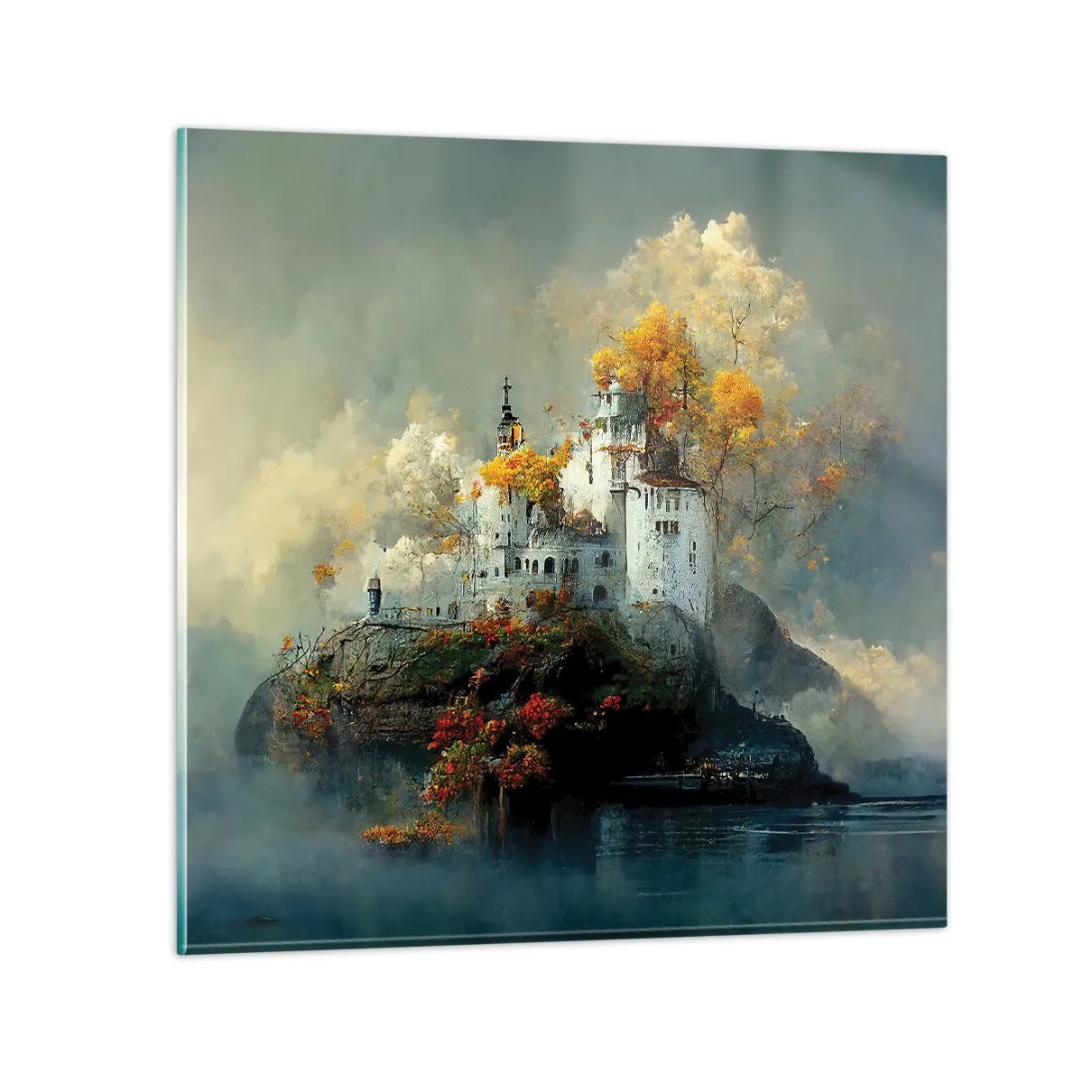 Üveg kép - Egy romantikus történet kezdete - 70x70 cm