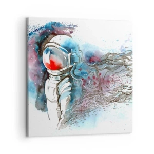 Vászonkép - Egy az egyben az űrrel - 50x50 cm