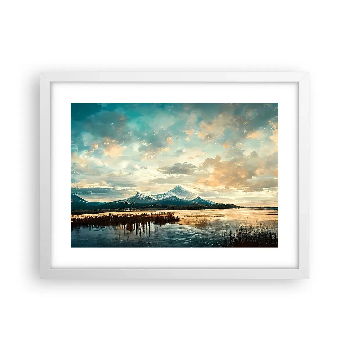 Poszter fekete keretben - Az ég védelme alatt - 40x30 cm