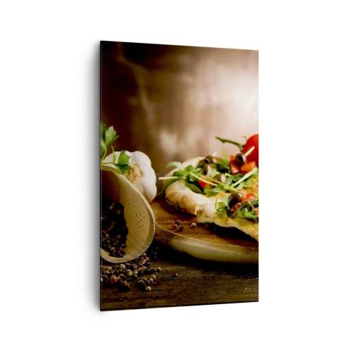 Vászonkép - Egyenesen a kemencéből és a kertből - 80x120 cm