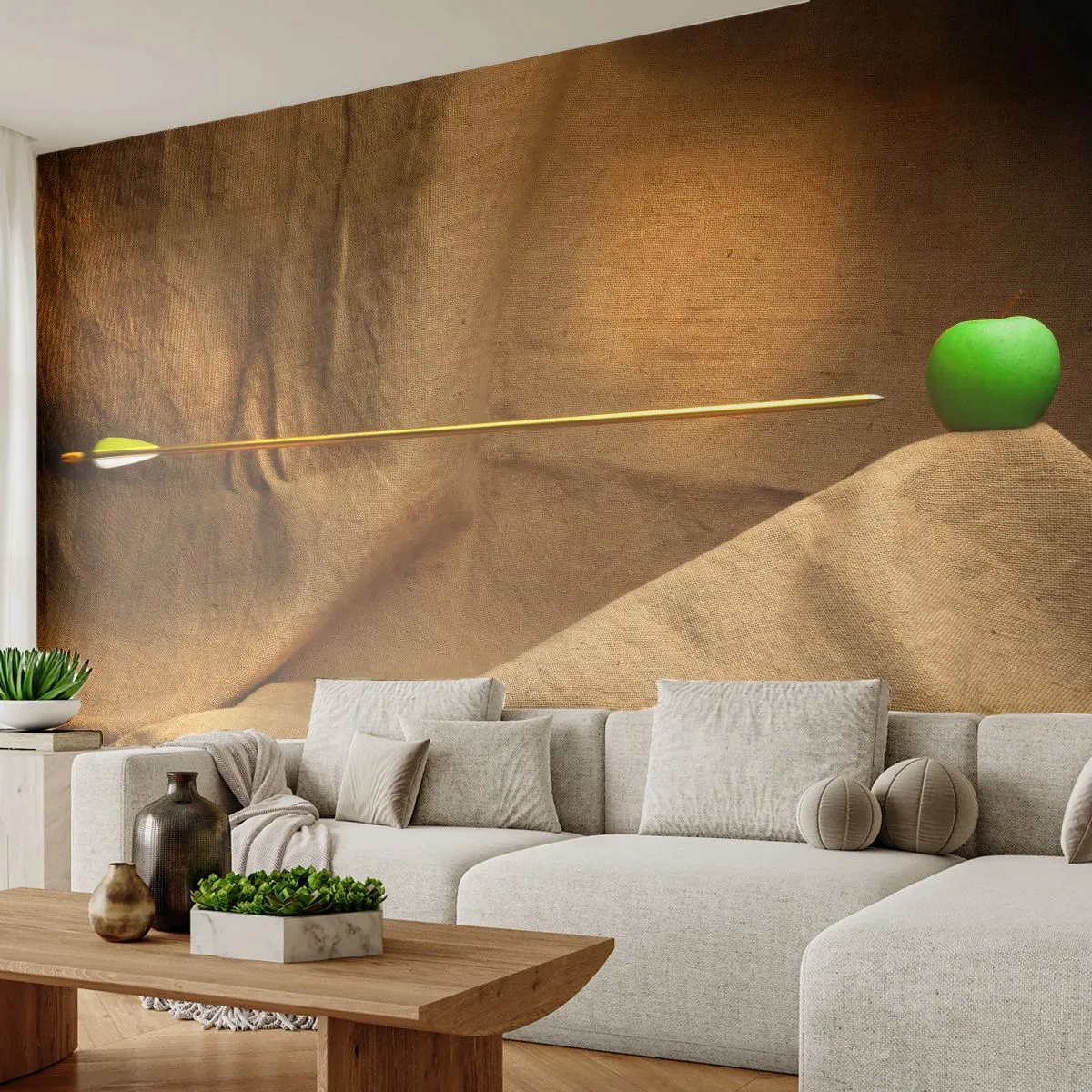 Fotótapéta Premium Canvas - Idézd elő William Tell szellemét - Grafika, Absztrakció, Íjászat nyíl - 250x175 cm
