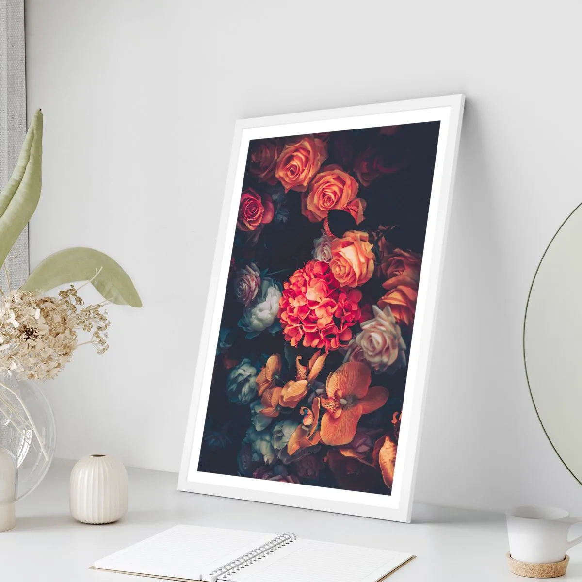 Poszter fekete keretben - Mint a holland mestereknél - 30x40 cm