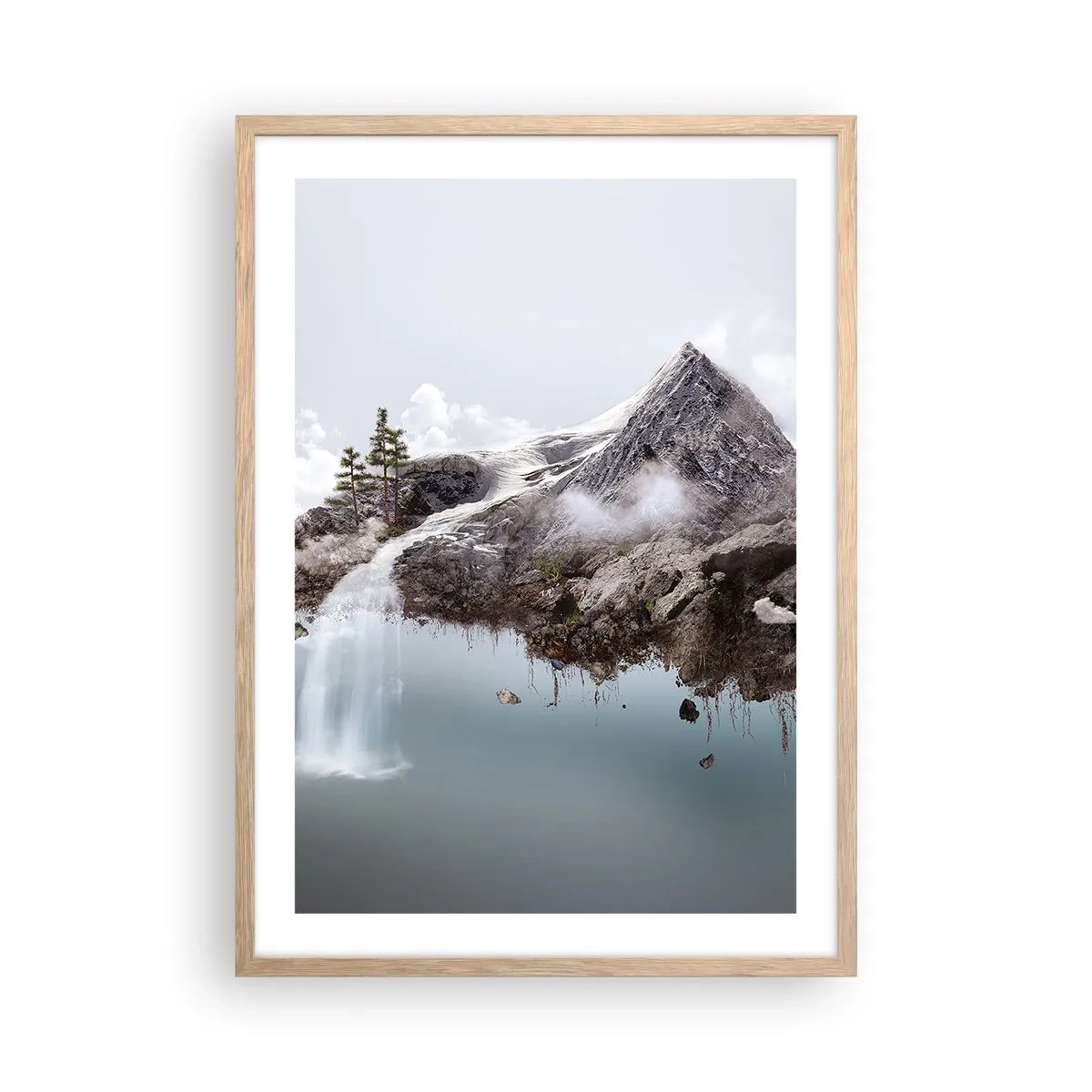 Poszter világos tölgy keretben - Egy szürrealista szemével - 50x70 cm