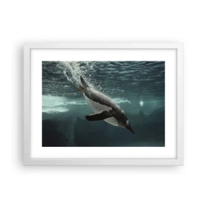 Poszter fekete keretben - Üdv a világomban - 40x30 cm