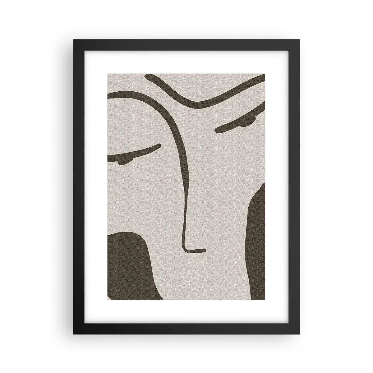 Poszter fehér keretben - Mintha egy Modigliani-festményből lenne  - 30x40 cm