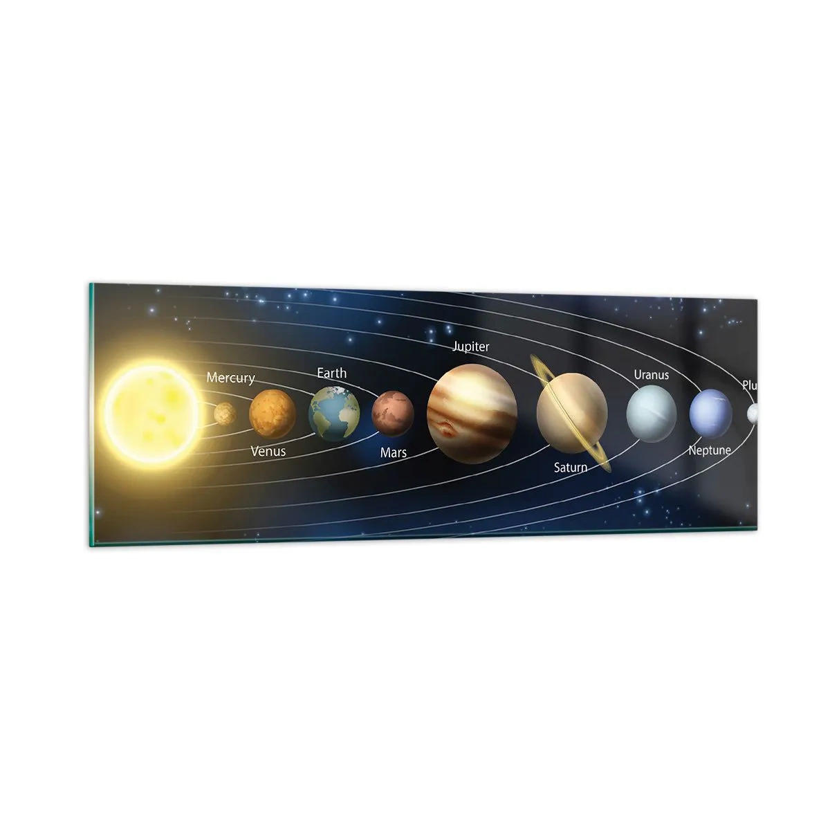 Üveg kép - Egy a tízből - 90x30 cm