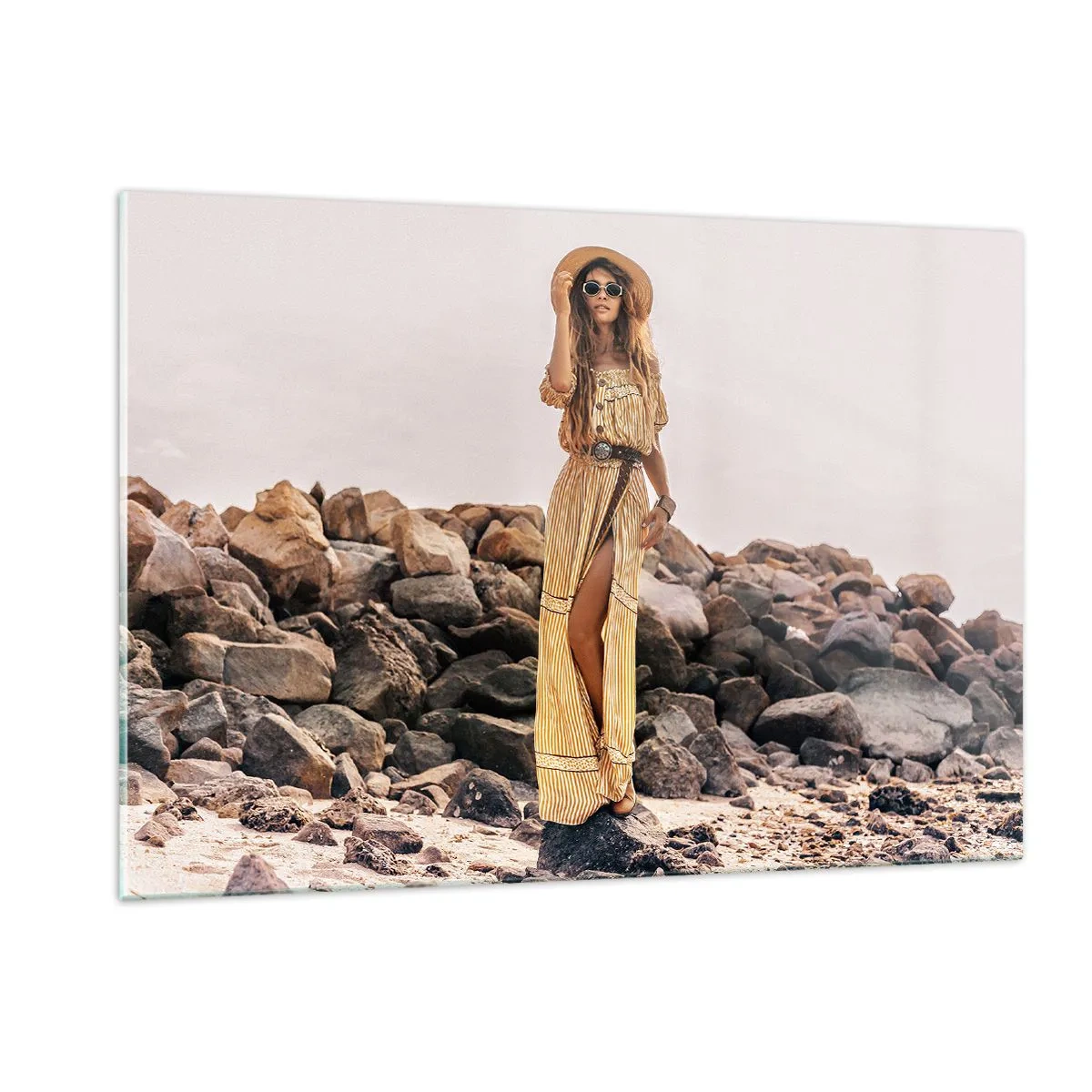 Üveg kép - A kövek varázsa - 120x80 cm