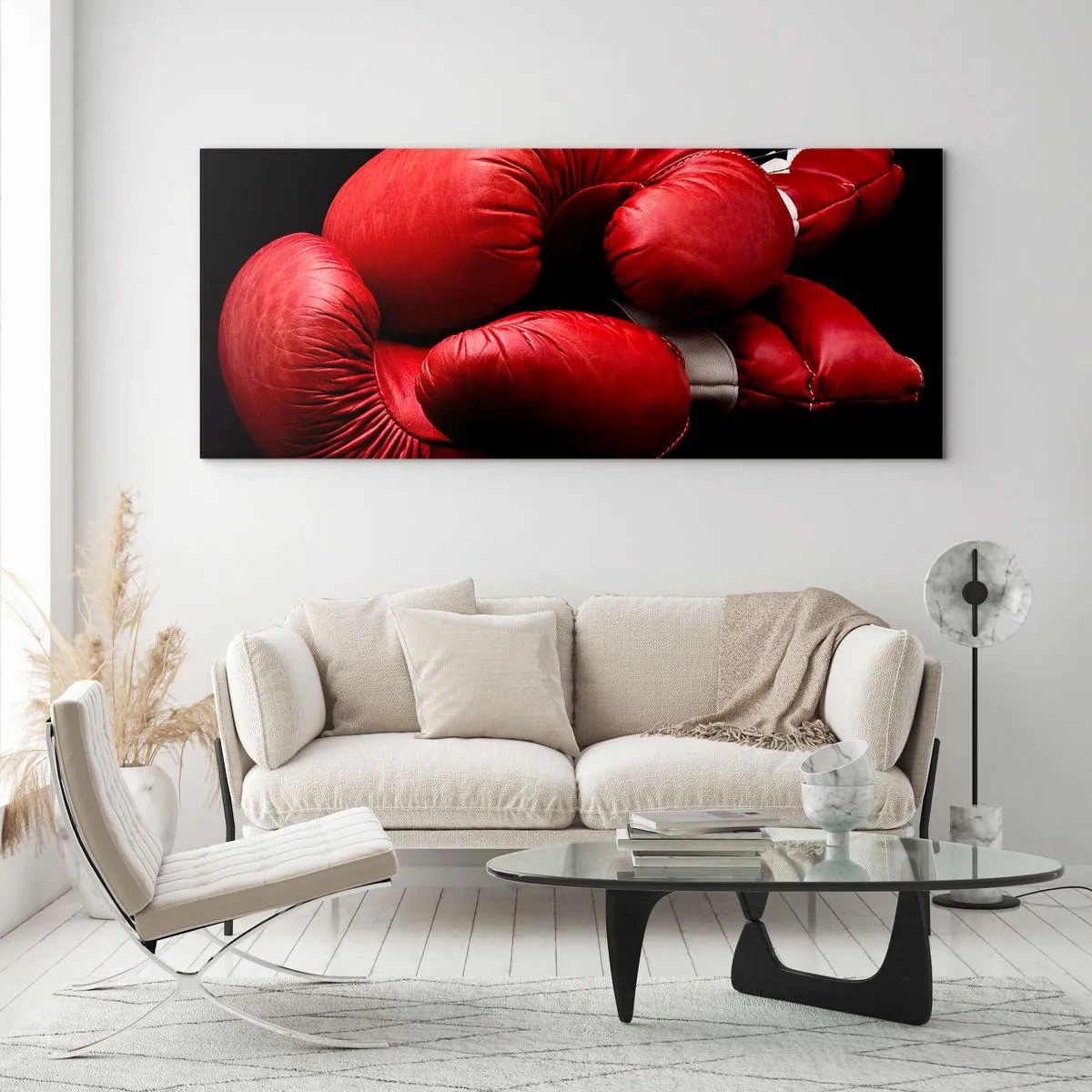 Üveg kép - A küzdelem érzelmei mögöttünk vannak - 120x50 cm