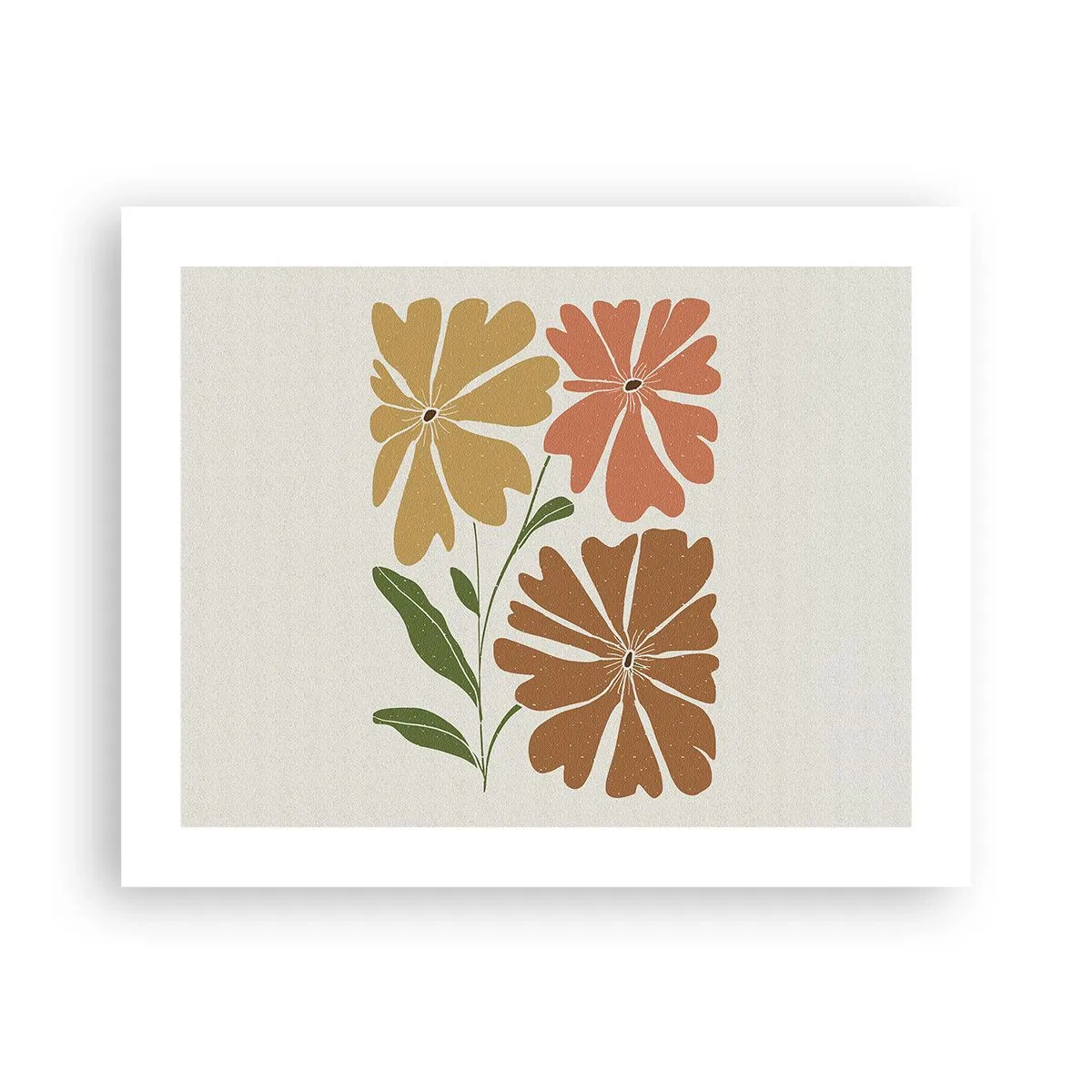 Poszter - Természet és geometria - 50x40 cm