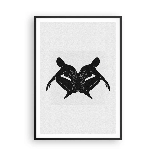 Poszter fehér keretben - Egy közös lélek - 70x100 cm