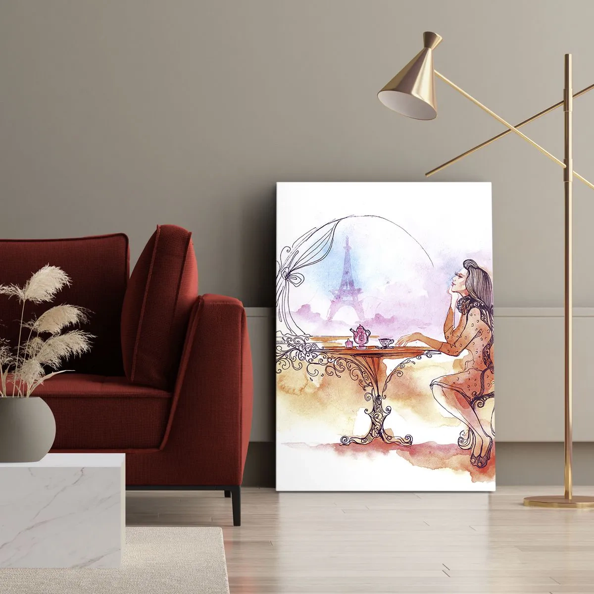Vászonkép - Párizsi sikk - 70x100 cm