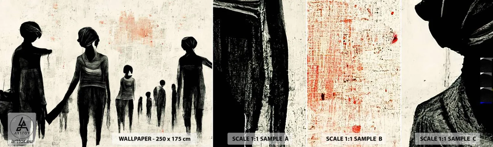 Fotótapéta Minta Standard Eco - A magány ellen - Nők, Munka, Darab - 100x30 cm