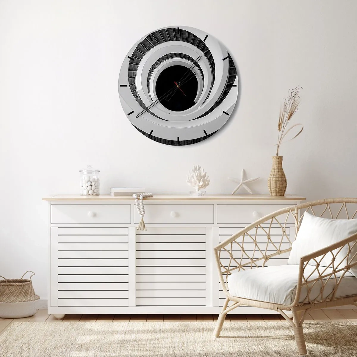 Falióra, Óra - Lényegre törő - 40x40 cm