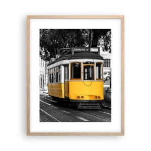 Poszter világos tölgy keretben - És egy fado a háttérben - 40x50 cm