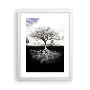 Poszter fekete keretben - A világ természetének felfedezése - 30x40 cm